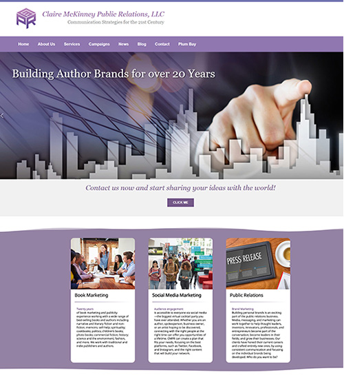 Web Site Sample Public Relations FIrm